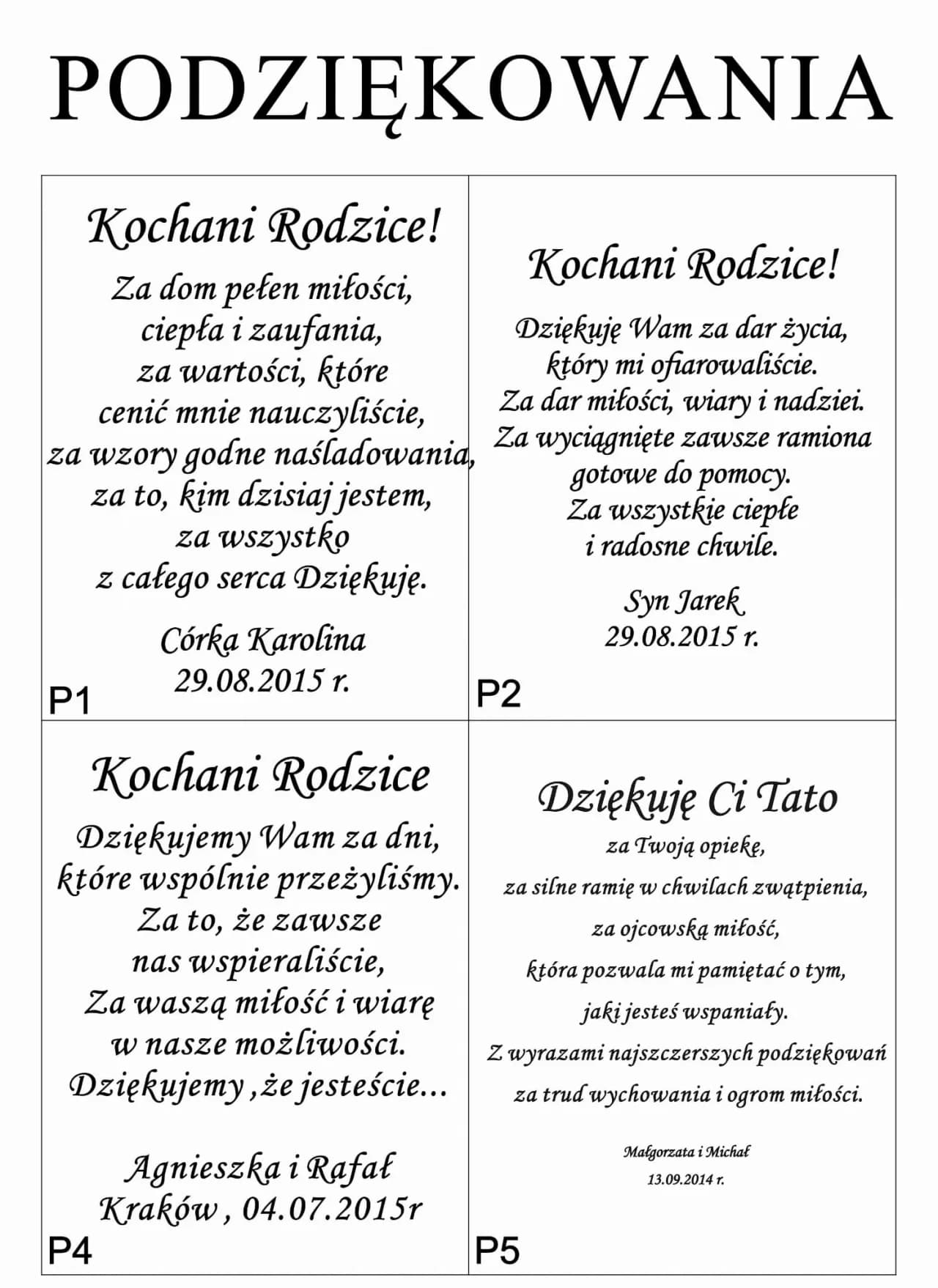 Wzruszające podziękowania dla rodziców na 18 wiersz – gotowe teksty i porady Wzruszające podziękowania dla rodziców na 18 wiersz – gotowe teksty i porady