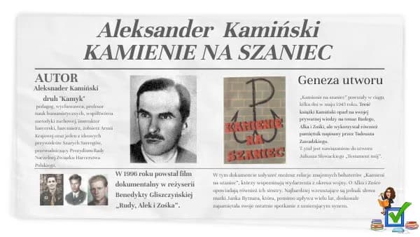 Autor książki kamienie na szaniec - Aleksander Kamiński i jego dziedzictwo Autor książki kamienie na szaniec - Aleksander Kamiński i jego dziedzictwo