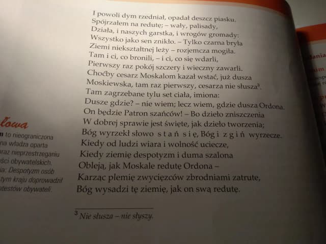 Reduta Ordona wiersz - analiza, znaczenie i kontekst historyczny Reduta Ordona wiersz - analiza, znaczenie i kontekst historyczny